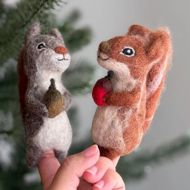 Ganapati - Wholesale Finger Puppet - Kids & Baby - Squirrel Finger Puppet1