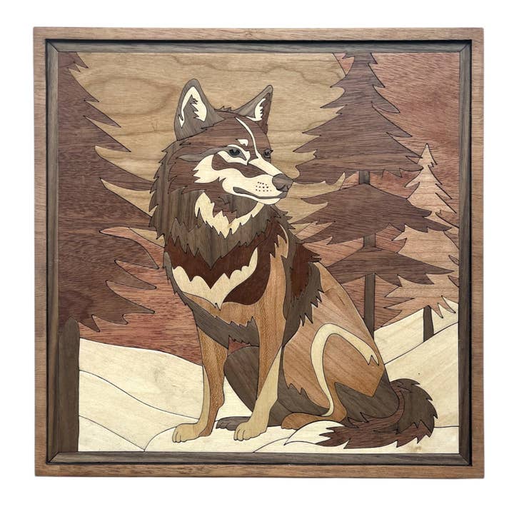 Wolf Wall Art for wholesale by Merriment Creations