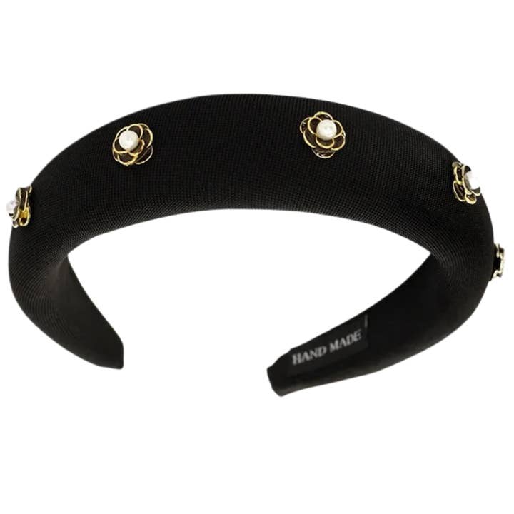 Padded Brooch Headband for wholesale by Locks & Mane | LXLM