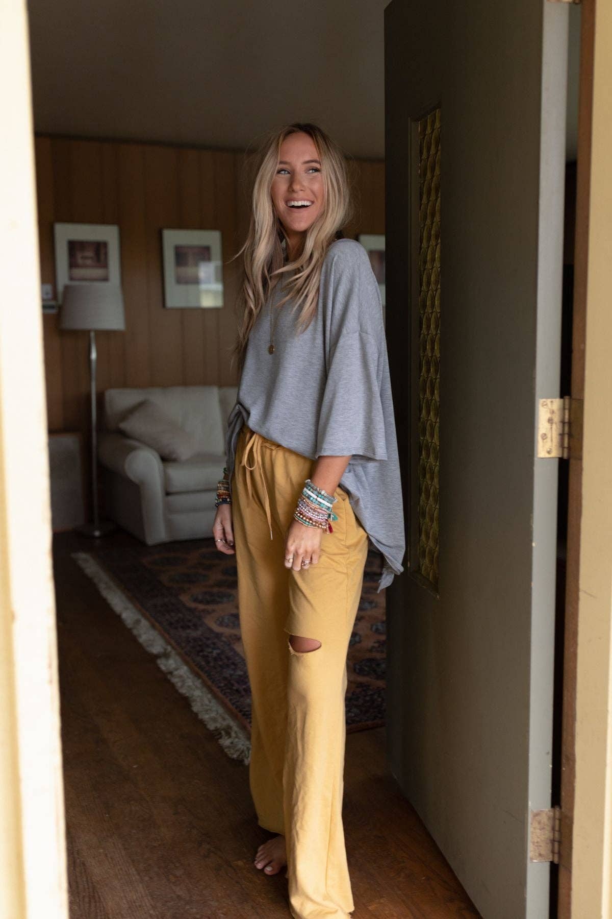 Three Bird Nest - Wholesale Tunic - Women's - Must Have High Low Tee - Heather Gray8