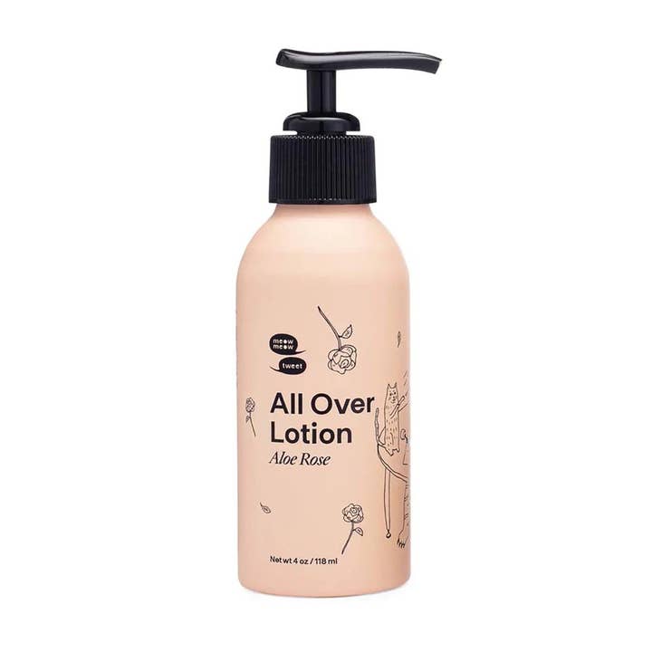 Aloe Rose All Over Lotion for wholesale by Meow Meow Tweet