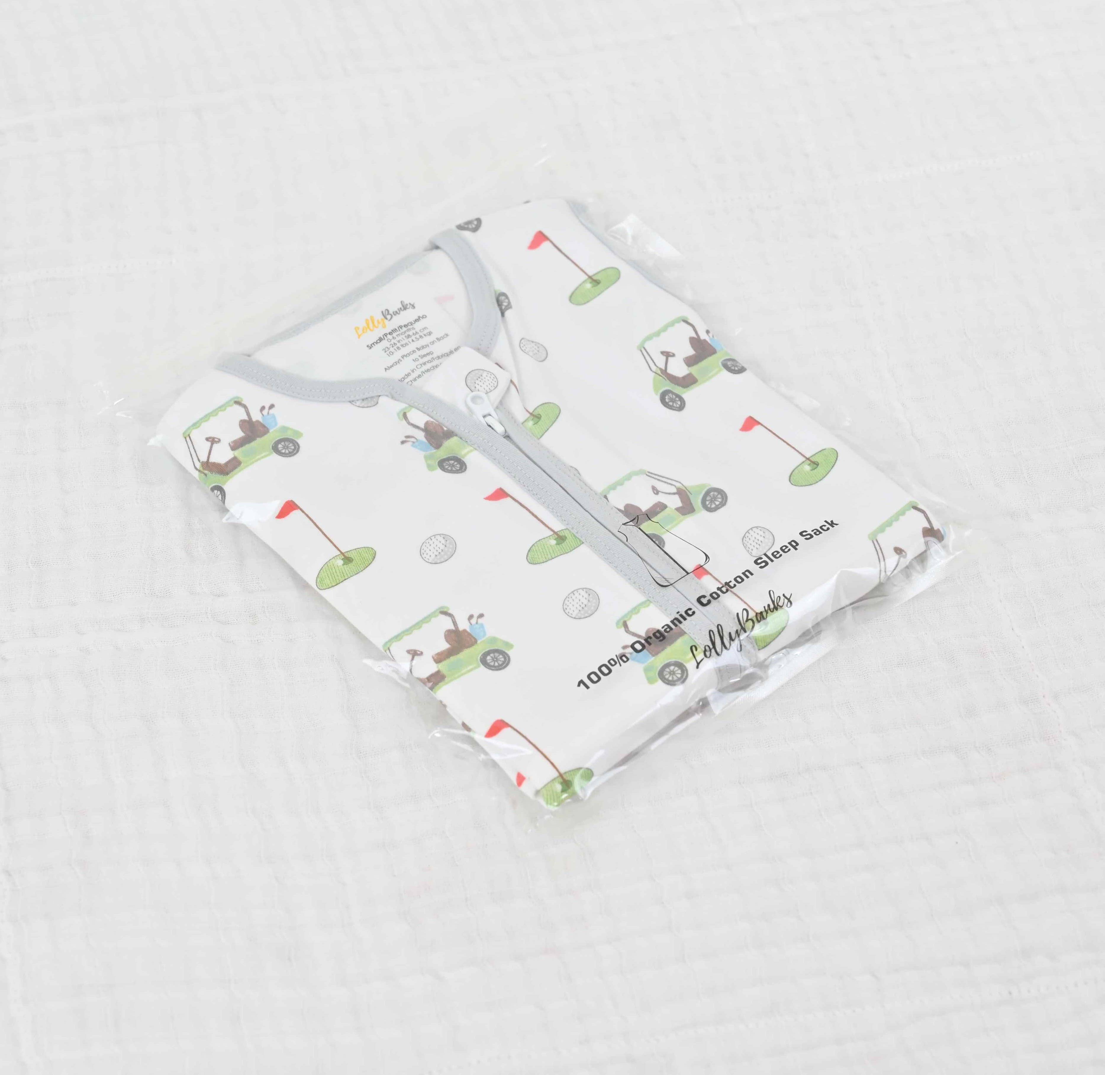 LollyBanks - Wholesale Sleepsack - Baby - Golf A Round Baby Sleep Sack, 100% Organic Cotton6