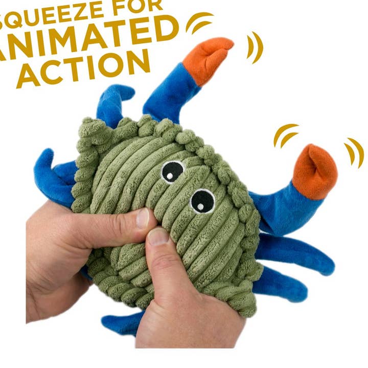 Tall Tails - Wholesale Knuffelspeeltje - Hond - Tall Tails Geanimeerd Krab Hondenknuffel0