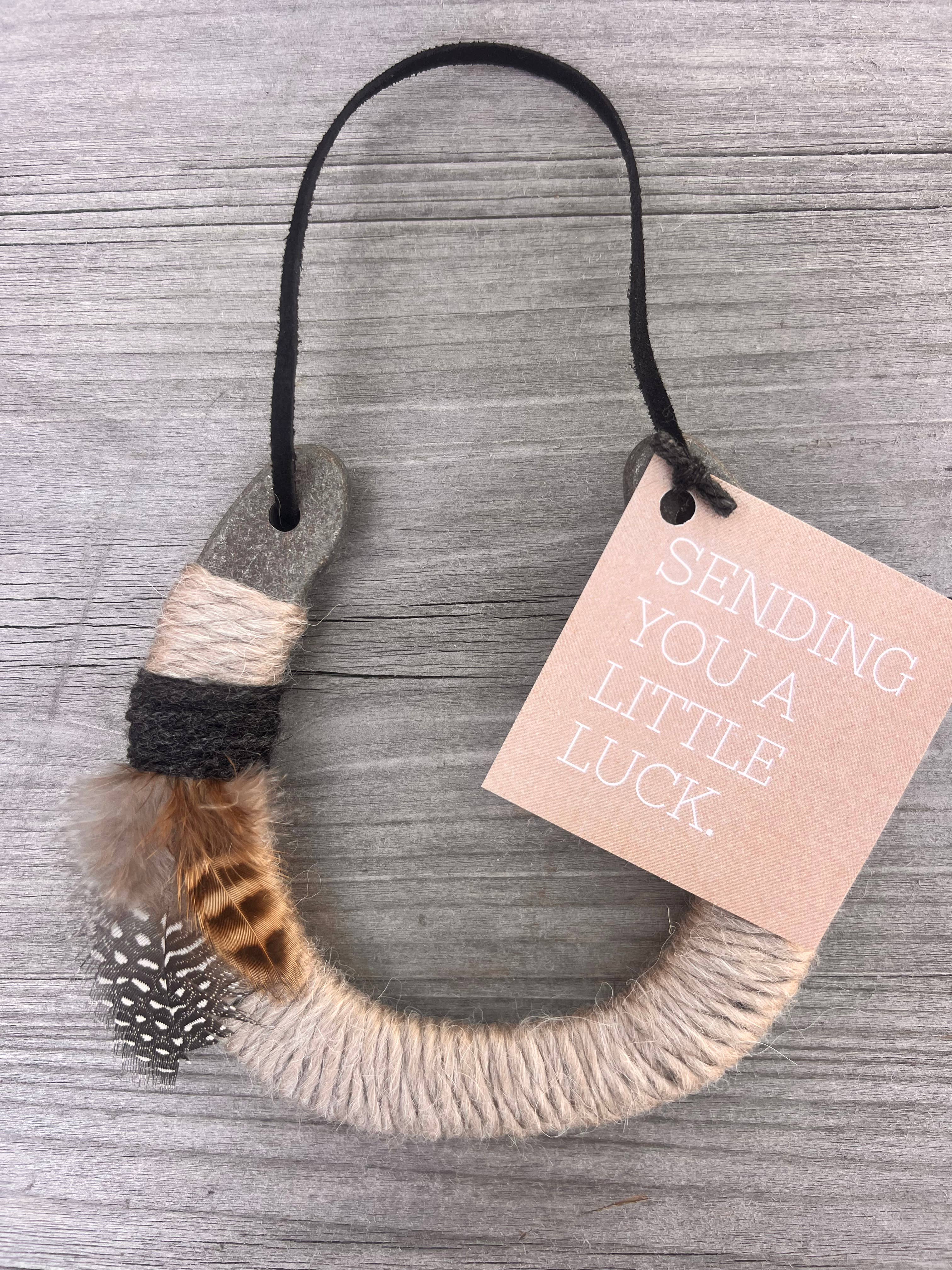 Bear + Scout - Wholesale Sculpture - Up-cycled LUCKY horseshoes  2