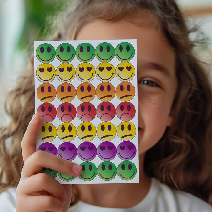 Beloningsstickers Smileys voor wholesale door Sticker Varia