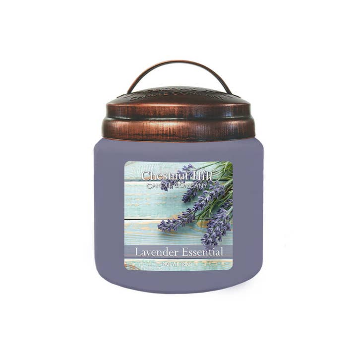 Vela Perfumada CHESTNUT HILL Essência de Lavanda 510 g por atacado de Candle Warmers Etc. Duftlampen & Kerzen