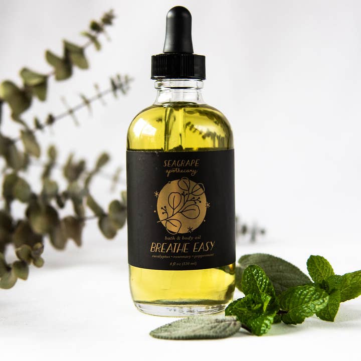BREATHE EASY BODY OIL for wholesale by Seagrape Apothecary