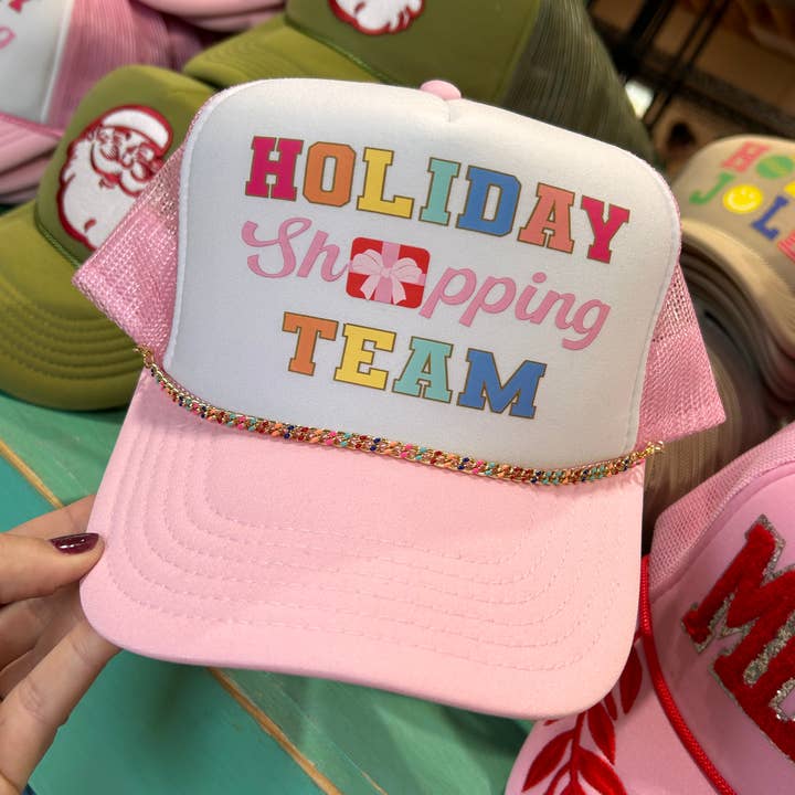 Holiday Shopping Team Trucker | Julhattar | Trendig keps för wholesale av Vibes Hat Company