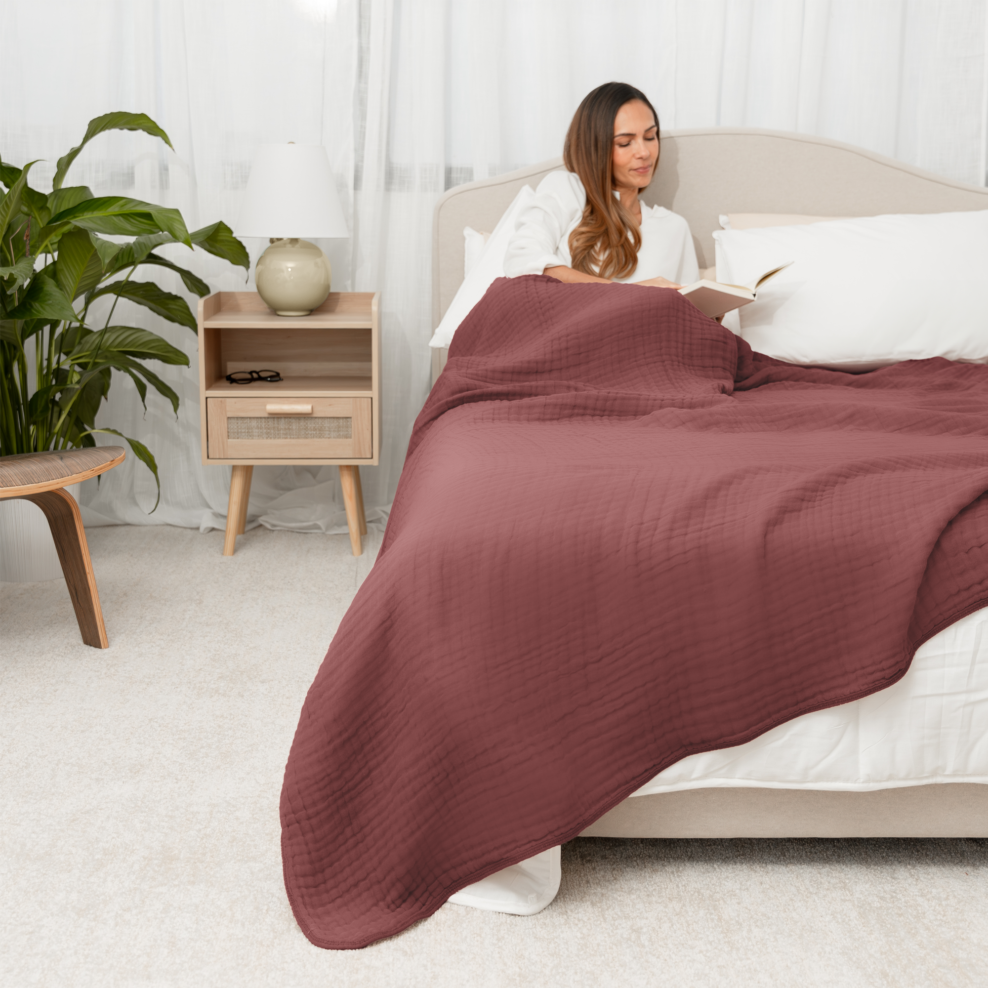 Comfy Cubs - Wholesale Bedding Blanket - Muslin Blanket for Adults, 6-Layer Bedding by Comfy Cubs16