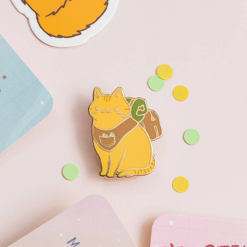 Made by Squeak - Wholesale Lapel Pin/Button - Adventure Cats Enamel Pins - DND party - Guild - Fellowship0