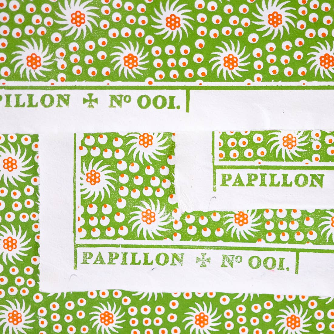 Papillon Press - Wholesale Art Print - French Pinwheel Block Print1