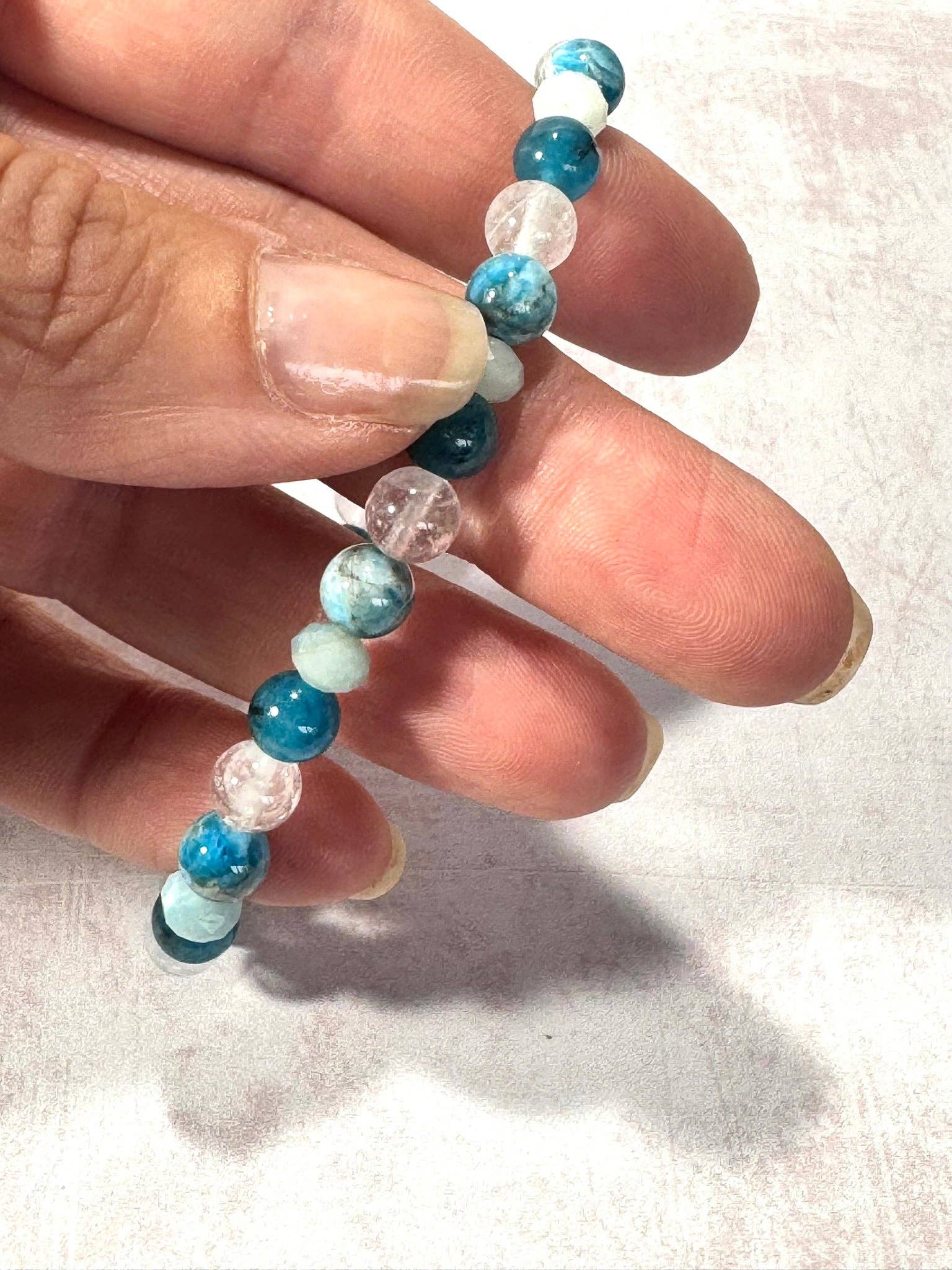 STOSA - Wholesale Beaded Bracelet - Apatite Mix Gemstone Bracelet4
