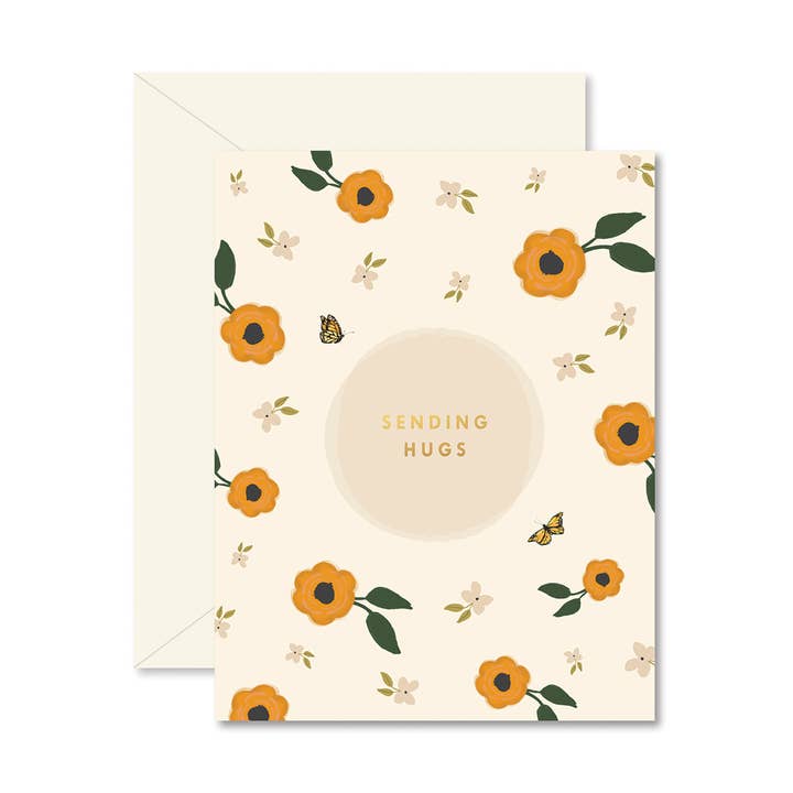 Ginger P. Designs - Wholesale Everyday Greeting Card - Sending Hugs Greeting Card0