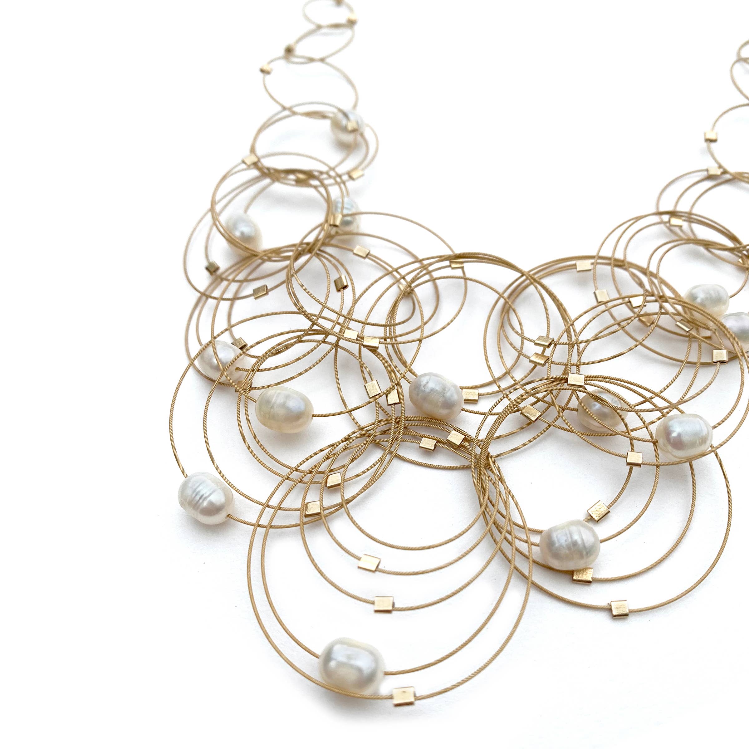 Meghan Patrice Riley – Colar de elos e correntes por atacado – Colar Flow de 18"1