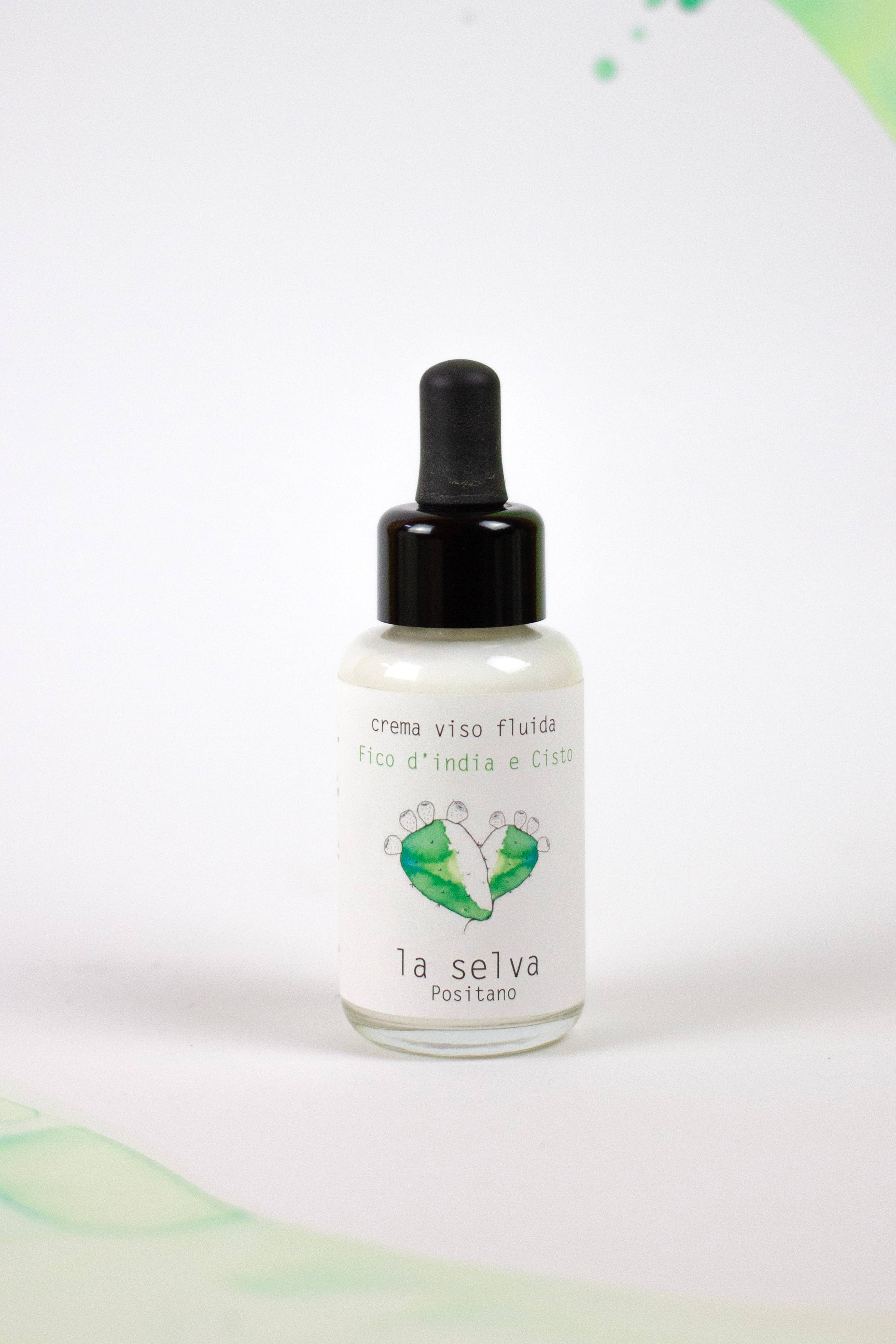La Selva Positano Cosmetici Naturali - Wholesale Facial Moisturizer - Prickly Pear and Cistus Fluid Face Cream