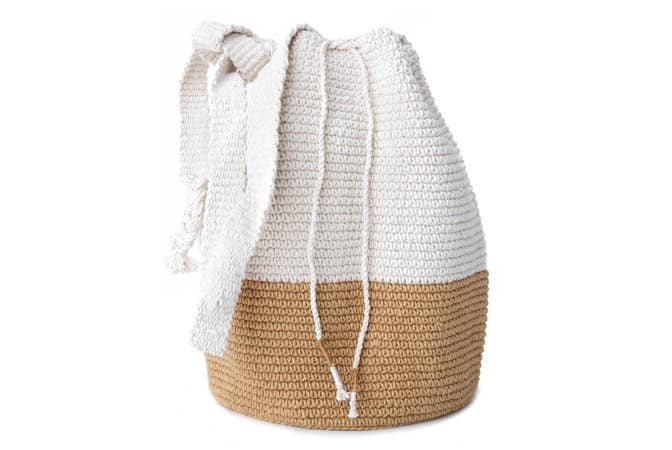 Dagny Textiles - Vendita all'ingrosso Borsa a tracolla - Donna - Borsa a secchiello media all’uncinetto2