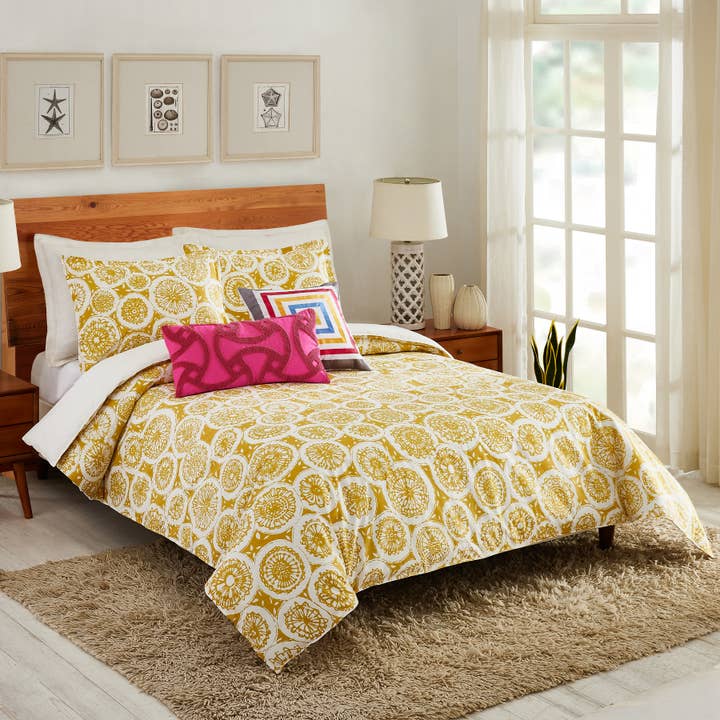 Peking Handicraft - Vendita all'ingrosso Set di lenzuola - Set copripiumino Star Dot - 3 pezzi by Trina Turk9