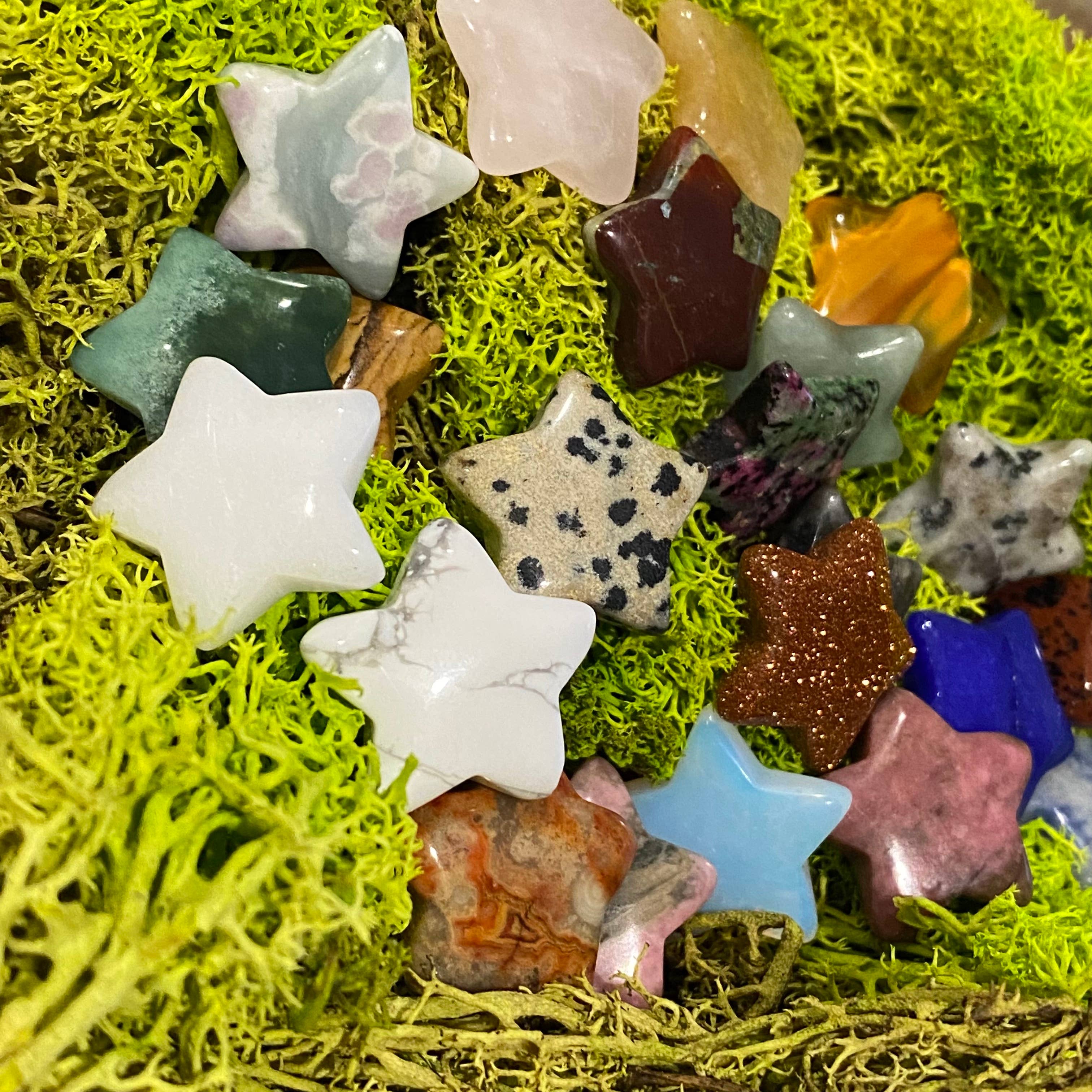 Wax Apothecary - Wholesale Spiritual Stone/Crystal - ⭐️ Crystal Mini Star Stone Assortment ⭐️5