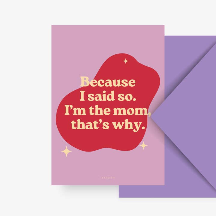 Postcard / I'm The Mom for wholesale by typealive