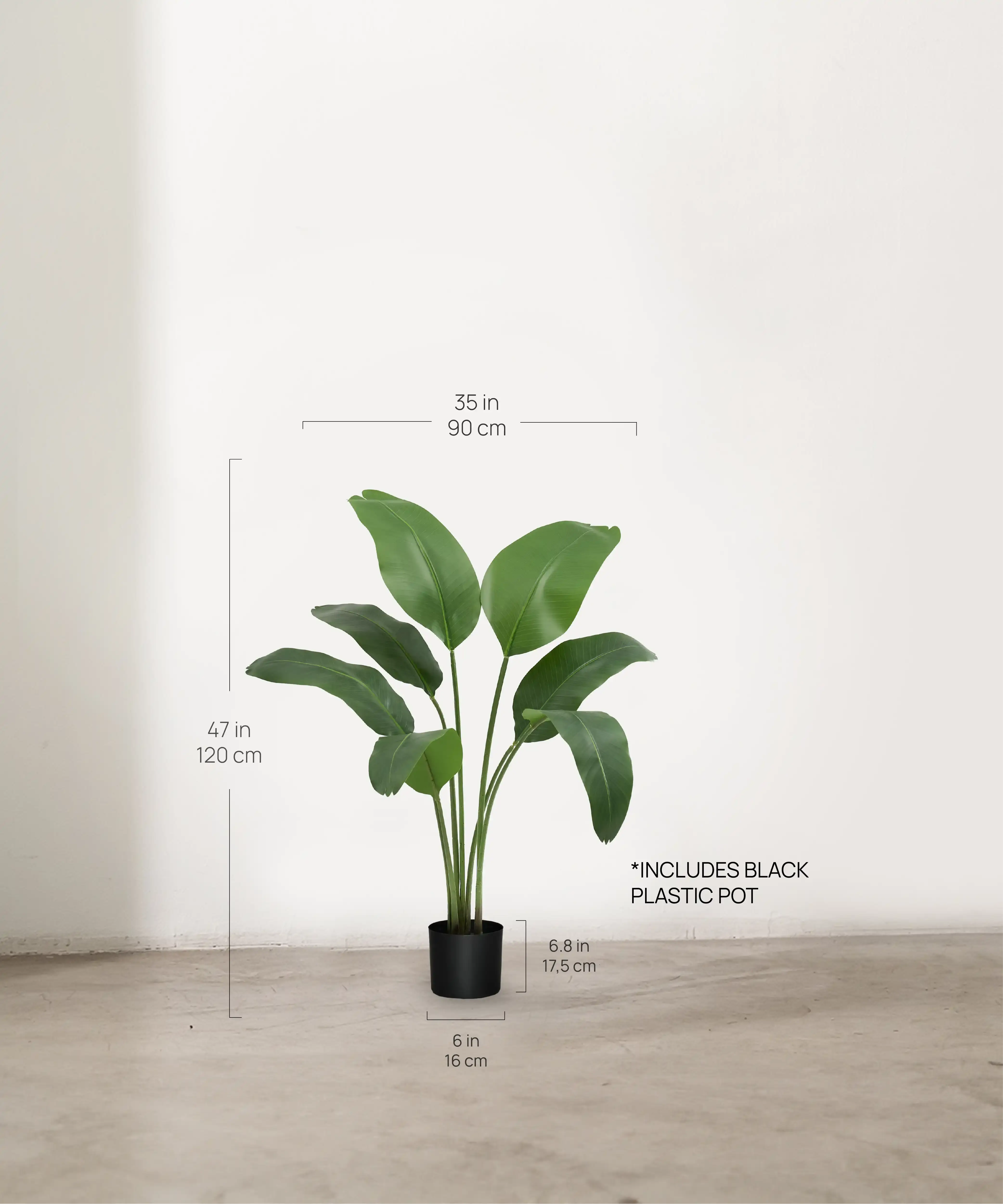 Maia Shop – wholesale Konstgjord växt – Konstgjord paradisfågel 120 cm2