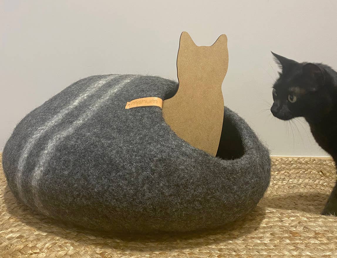 Mishum – wholesale Dekorativt bordsobjekt – Hund- och kattsilhuett i MDF för butikens atrezzo6