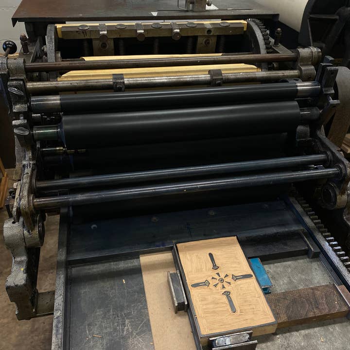 Three to the Em Prints - Wholesale Art Print - Perspective Linocut Letterpress Print Set – Handprinted Art2