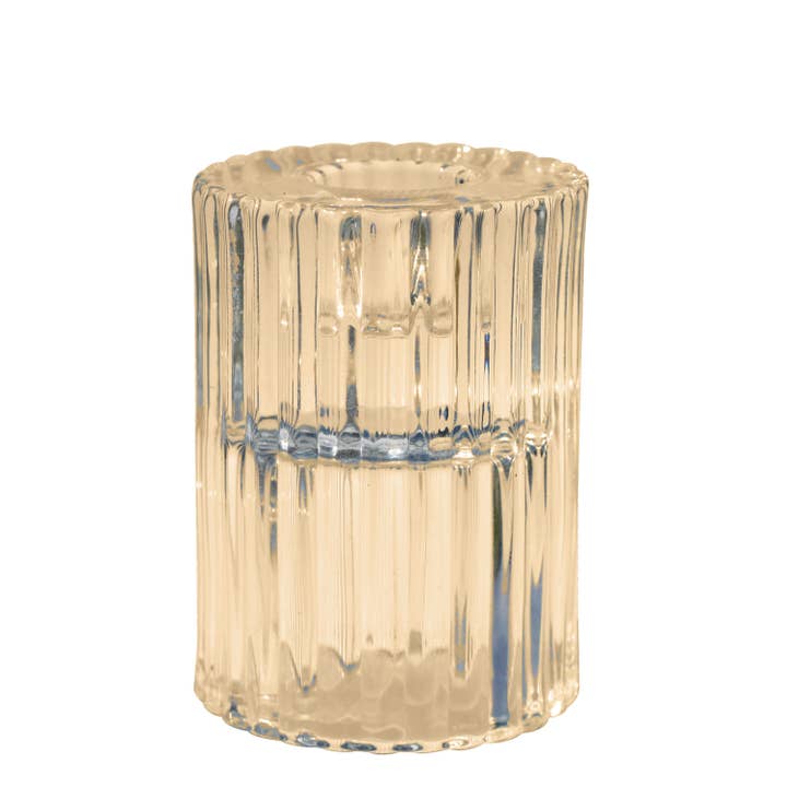 Twilight Collection - Wholesale Candle Holder - Rillo Glass Candle Holders | Bronze1