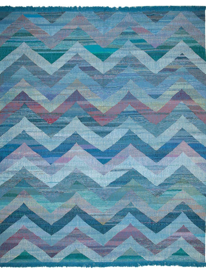 Tapete Contemporâneo Azul 13x16 - 35553 por atacado de RUG N CARPET