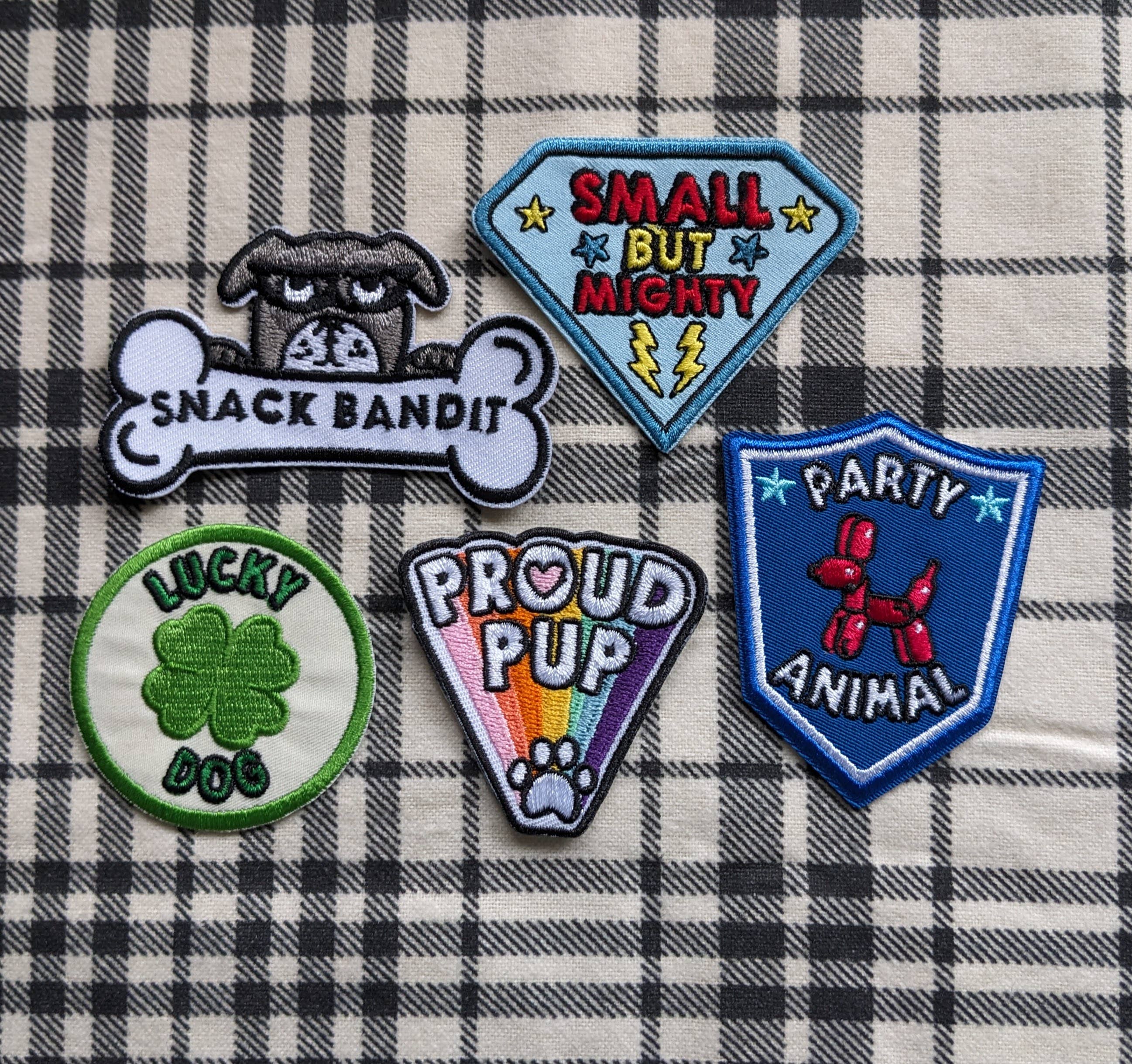 Colored Up Pup - Wholesale Patch - Adventure Dog Iron On Patch for Dogs3