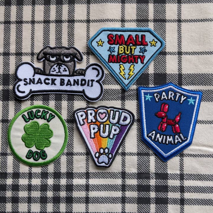 Colored Up Pup - Wholesale Patch - Adventure Dog Iron On Patch for Dogs3