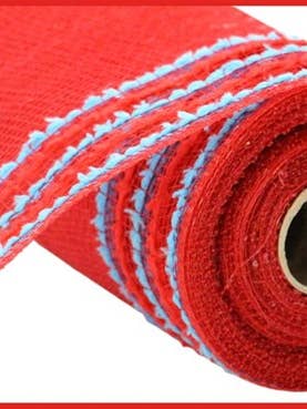 10,25"X10YD DRIFT/PP BREITES RANDNETZ ROT/TÜRKIS (MM) für den Großhandel von Waterman's Loft Inc.