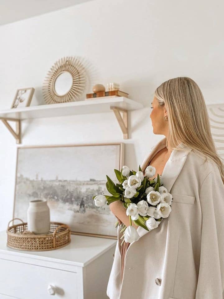 VINTAGE FARMHOUSE II, oeuvre sur toile imprimée pour la vente par Oleka Canvas