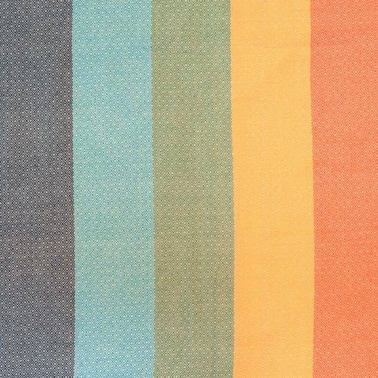 Girasol - Wholesale Baby Wrap/Sling - Ringsling Light Rainbow - recycled cotton, handwoven