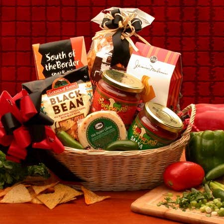 Laisse pimenter ça ! Panier cadeau Salsa pour la vente par Gift Basket Drop Shipping