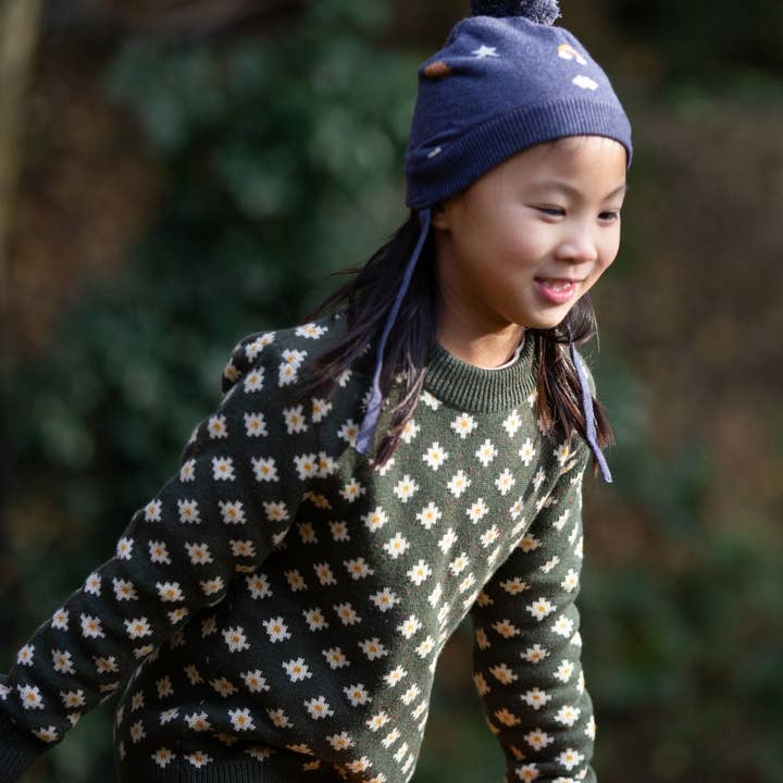 Jersey de punto cómodo con forma de diamante de uno a otro para venta al por mayor de Little Green Radicals EU