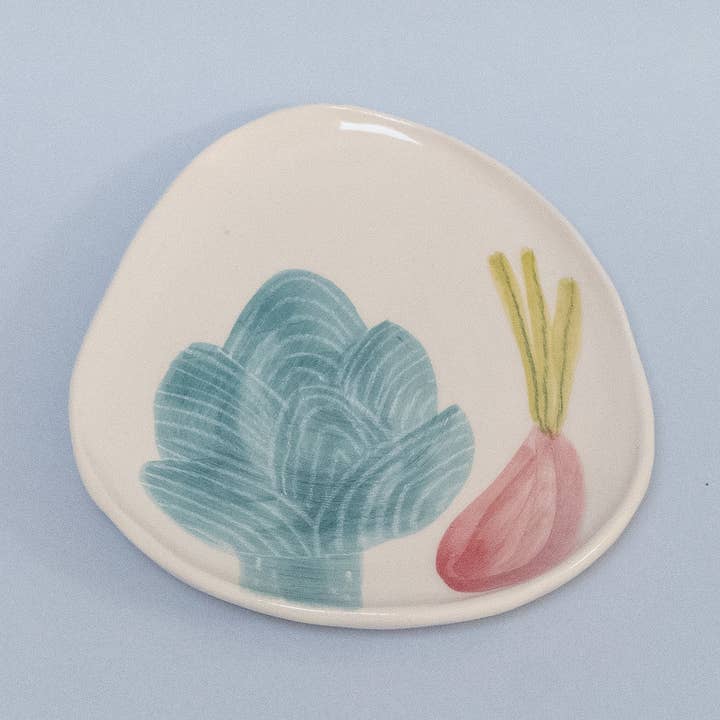 EGG veggie handmade tray - artichoke for wholesale by Odeon Studio