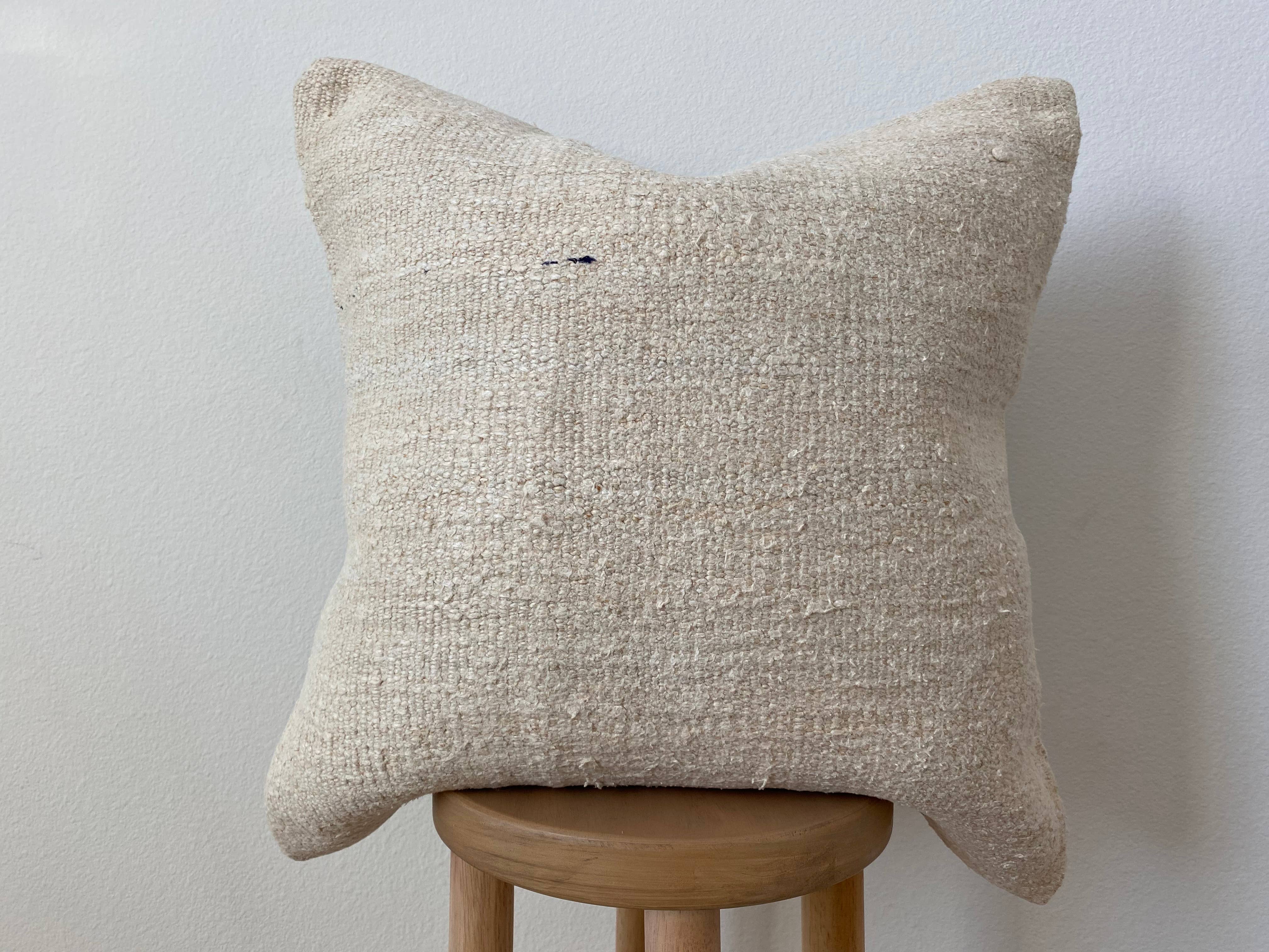 Eclectic Collective – Capa de almofada decorativa por atacado – Capa de Almofada Turca de Cânhamo 50 cm x 50 cm2