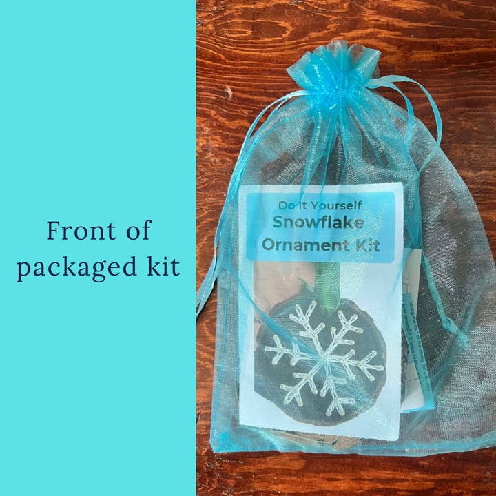 Joyful Imperfectionz - Wholesale DIY Craft Kit - Snowflake String Art Ornament Kit: DIY Christmas Craft3