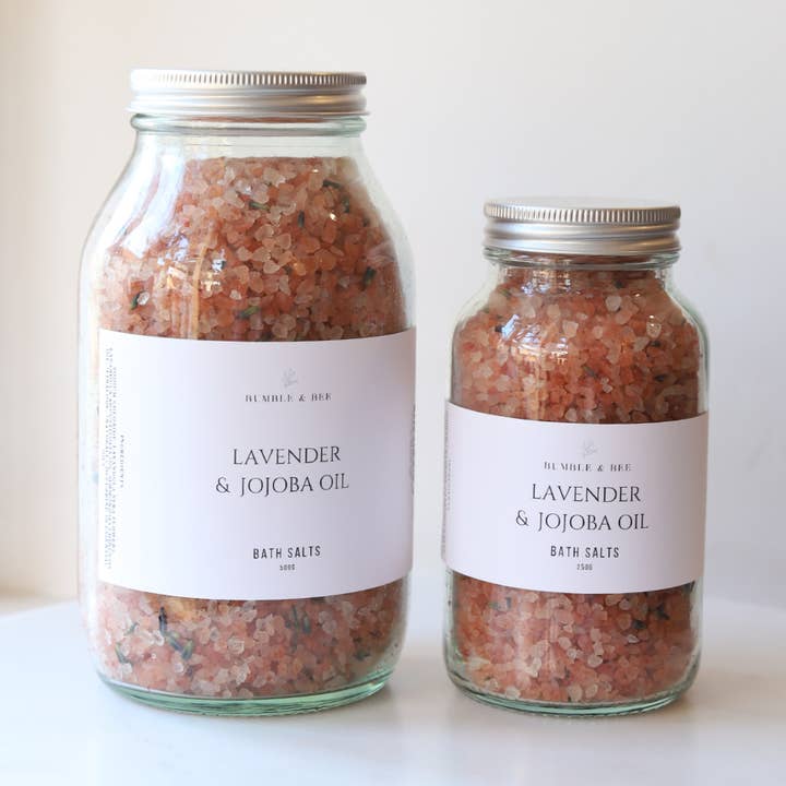 Bumble & Bee - Wholesale Bath Salts - Lavender & Jojoba Oil Bath Salt Blend0