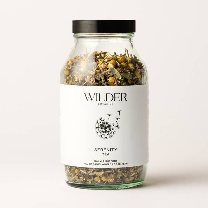 Serenity Tea - Økologisk 55g (kun UK & EU) for engroshandel hos Wilder Botanics