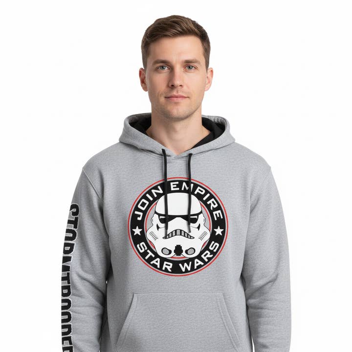 Star Wars Stormtrooper Grå Sweatshirt – Slut dig til Imperiet for engroshandel hos COTTON DIVISION