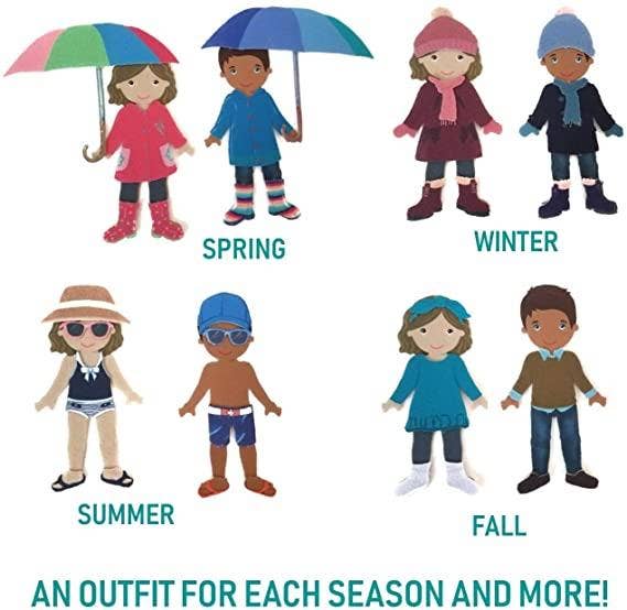 My Felt Story - Wholesale Toy Set - Kids - Dress Me Up Felt Set3