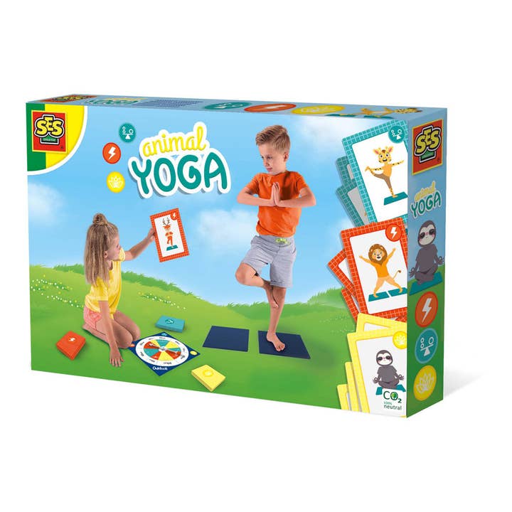 SES CREATIVE Animal Yoga per bambini, unisex, per tre anni e per la vendita all'ingrosso da parte di Meroncourt Europe Ltd