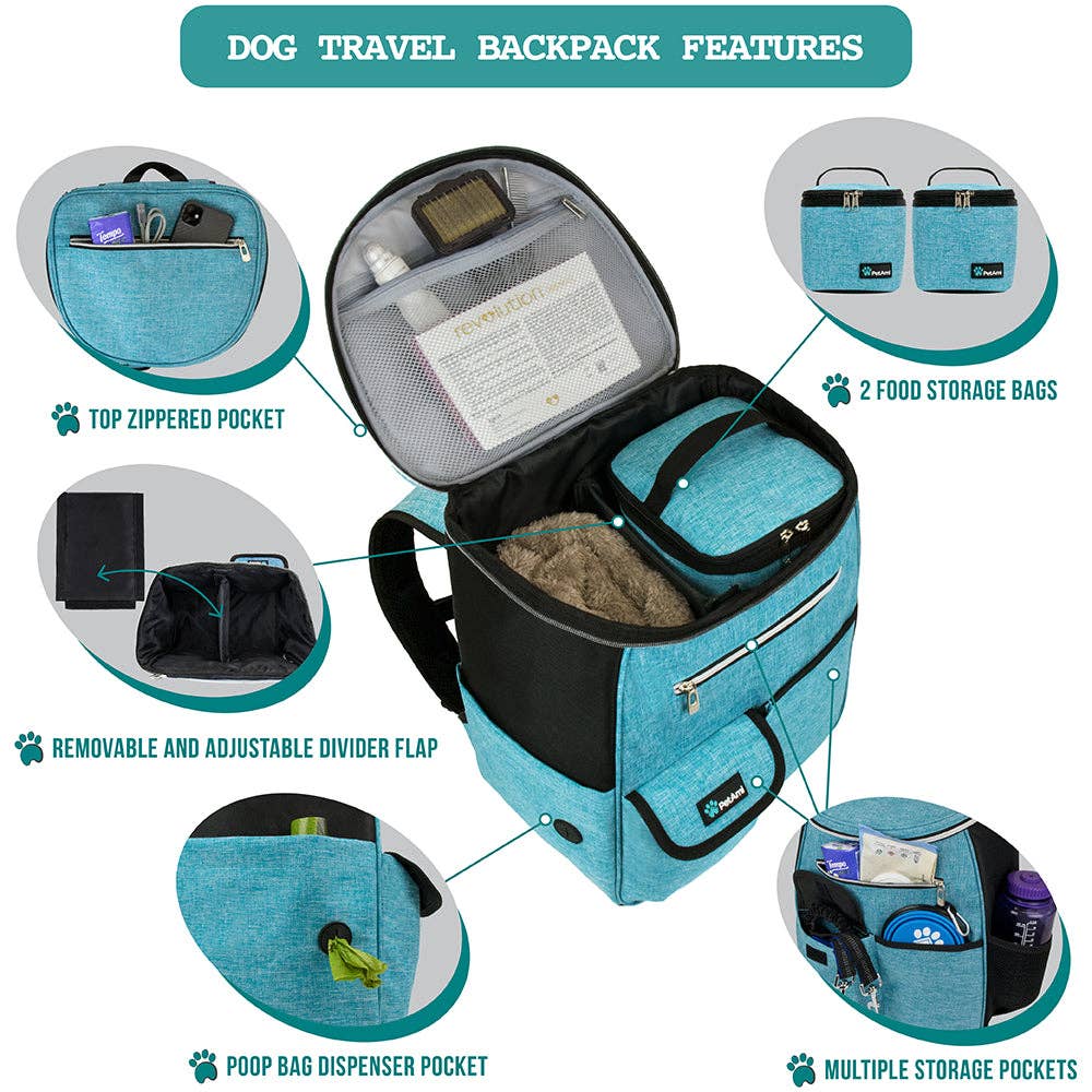 PetAmi – wholesale Pet carrier – Cat/dog – Deluxe Pet Travel Set Organizer Backpack5