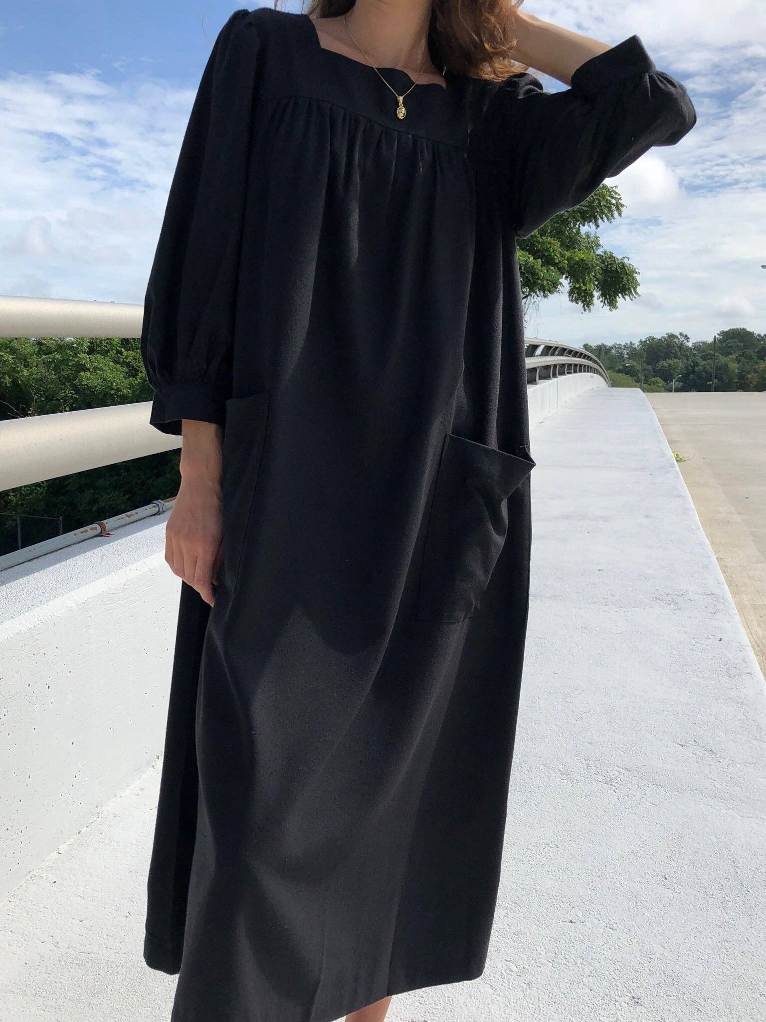 Na Nin – wholesale Dress – Women's – Eunice Raw Silk Muumuu4