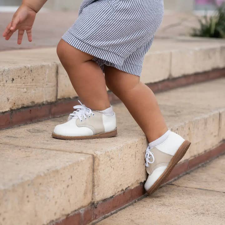 Zimmerman Shoes - Wholesale Lifestyle Sneakers - Kids - Albert Saddle - White/Ecru0