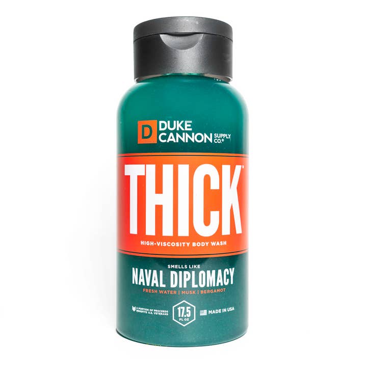 Duke Cannon - Wholesale Body Wash/Shower Gel - Men's - THICK High-Viscosity Body Wash - Naval Diplomacy