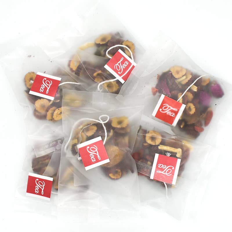 VIGOR – Chá de saúde/Detox por atacado – Chá Womb - Tâmaras Vermelhas, Gengibre, Rosa, Bagas de Goji, Longan18