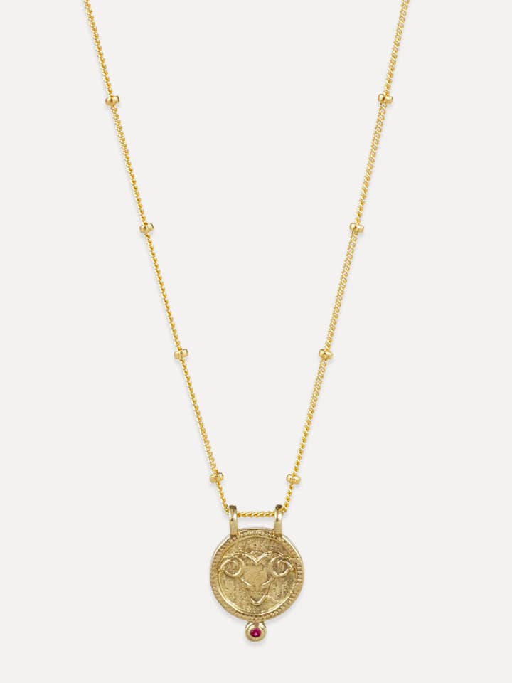 Zodiac Necklace - aries "bold & fiery" for wholesale by Lulu Designs