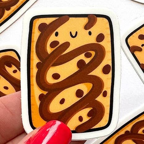 Mini-sticker met chocoladeschilfers en gebak voor wholesale door Shop Emily M